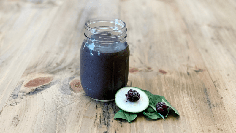 Hidden Fruit And Veggie Chocolate Smoothie