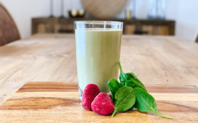 Power-up fruit and veggie smoothie
